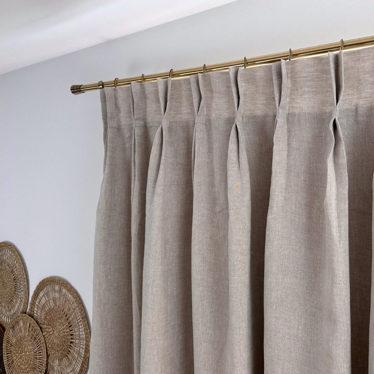 Pinch Pleat Blackout Curtains (Manual) | Instylea | UAE Curtains