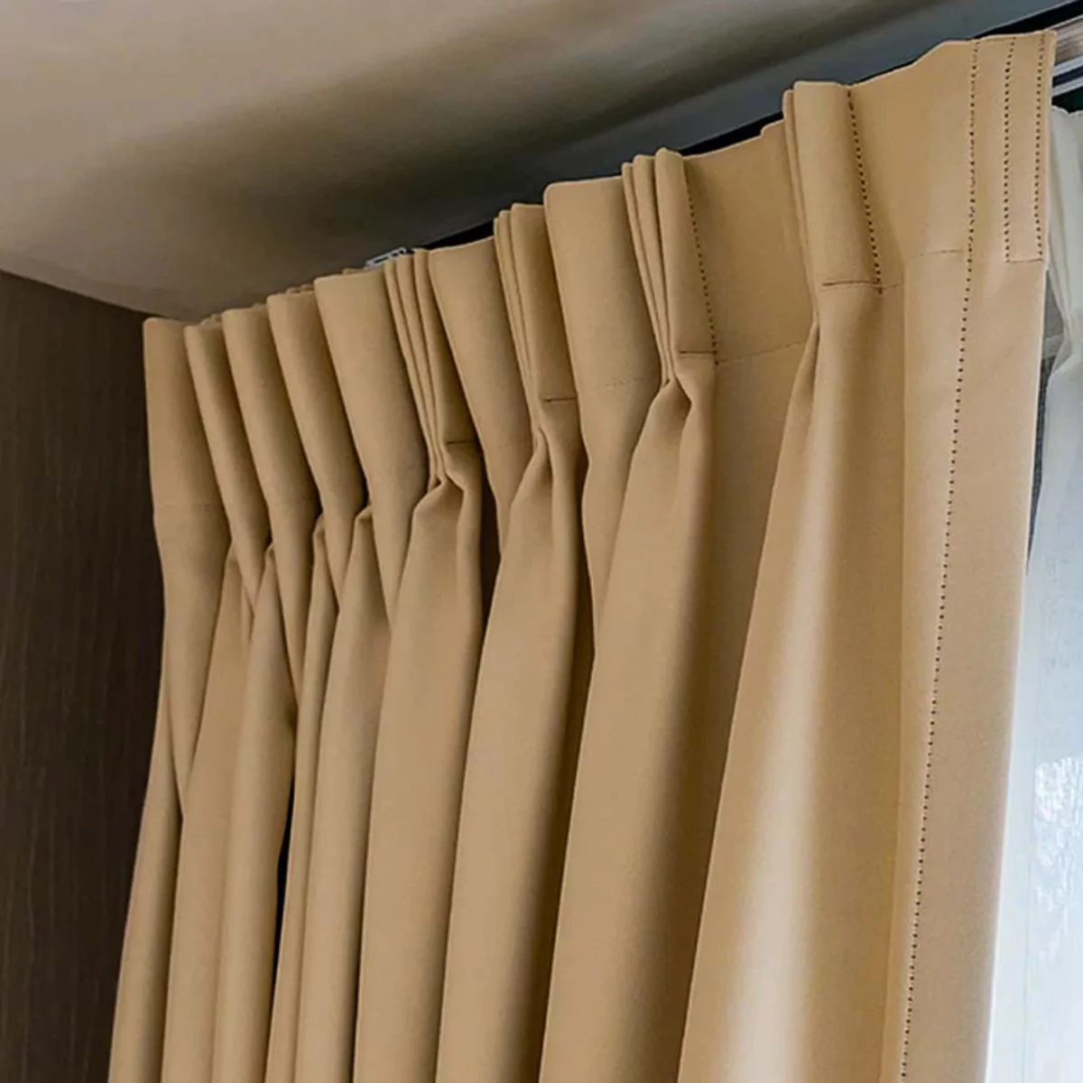 Pinch Pleat Blackout Curtains (Manual) | Instylea | Curtains in Dubai and UAE
