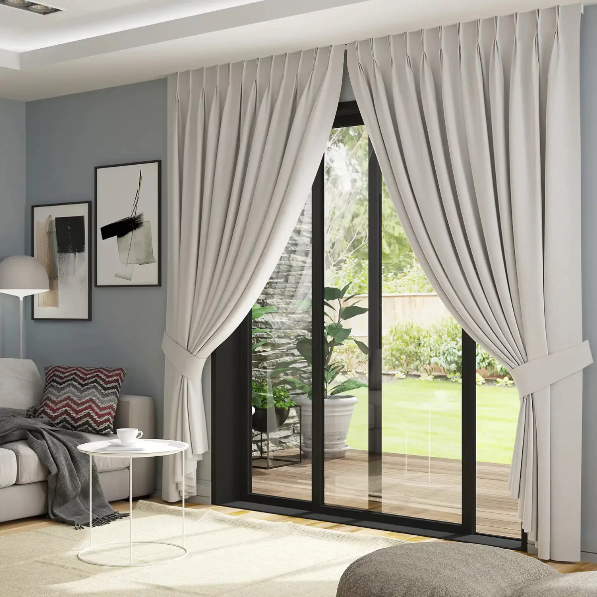 Pinch Pleat Blackout Curtains (Manual) | Instylea | UAE Curtains