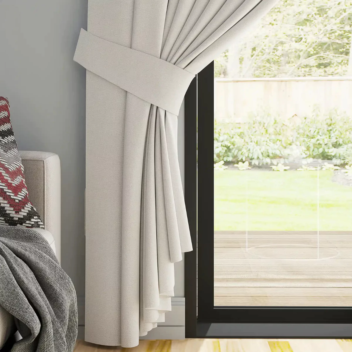Pinch Pleat Blackout Curtains (Manual) | Instylea | UAE Curtains