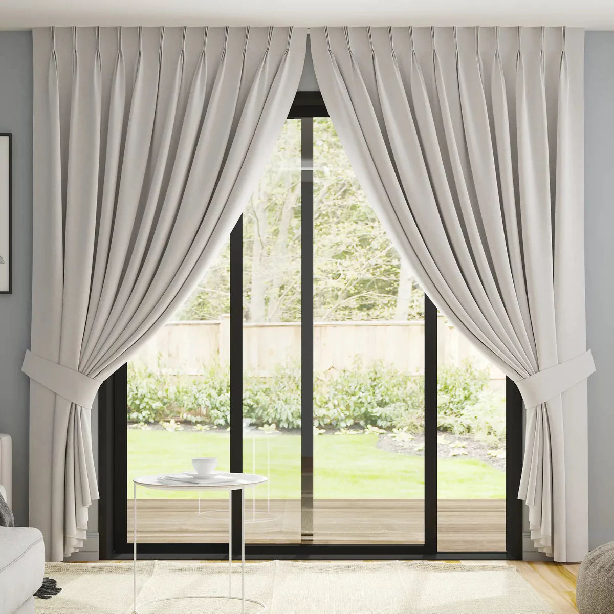 Pinch Pleat Blackout Curtains (Manual) | Instylea | UAE Curtains