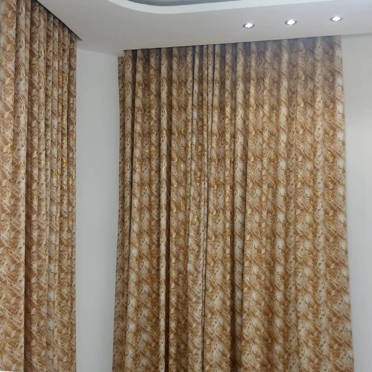 Wavy Blackout Curtains (Manual) | Instylea | UAE Curtains