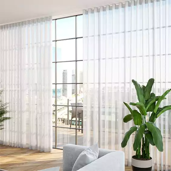 Wavy Sheer Curtains (Manual) | Instylea | UAE Curtains
