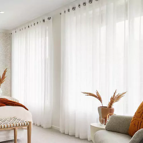 Eyelet Sheer Curtains (Manual) | Instylea | UAE Curtains