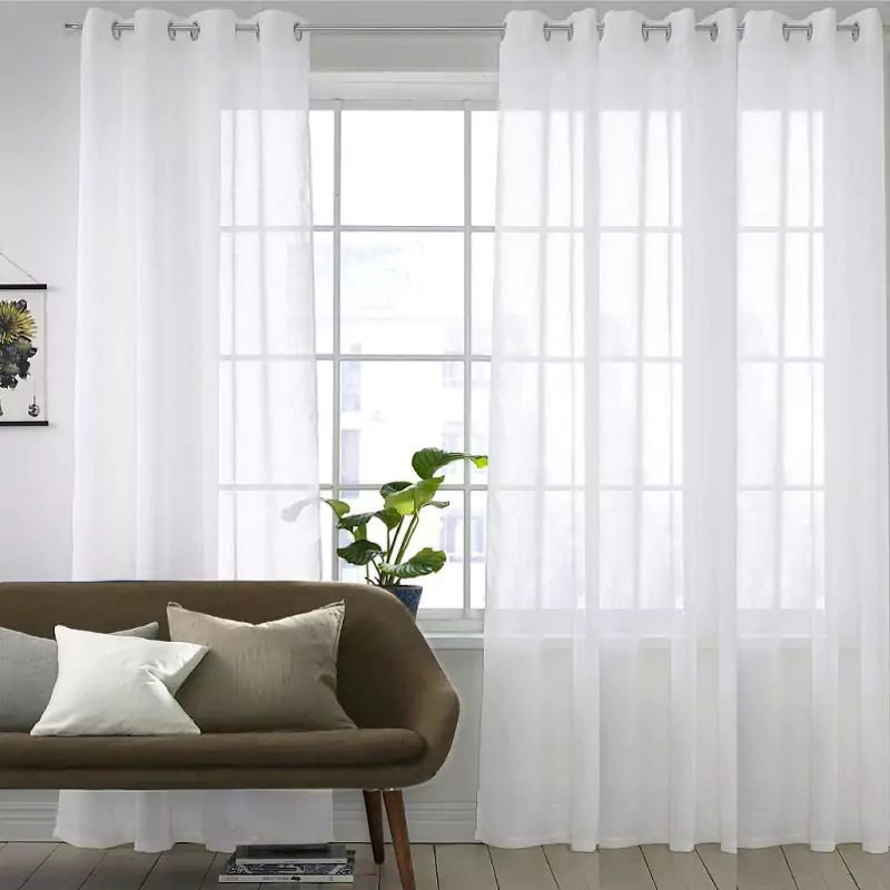 Eyelet Sheer Curtains (Manual) | Instylea | UAE Curtains