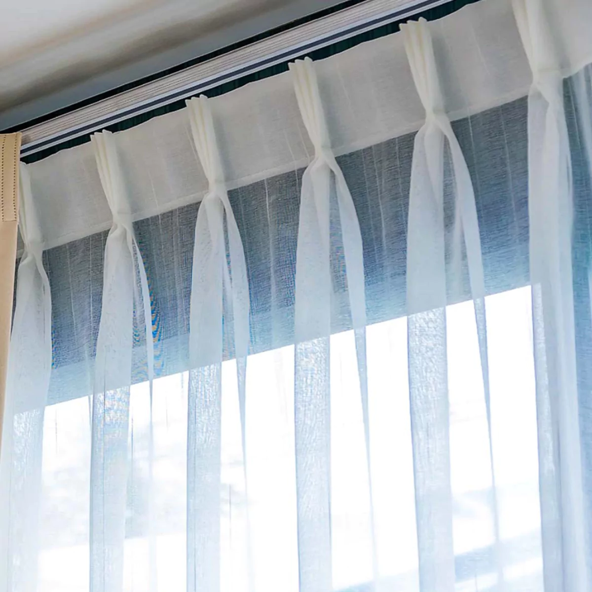 Pinch Pleat Sheer Curtains (Manual) | Instylea | Curtains in Dubai and UAE