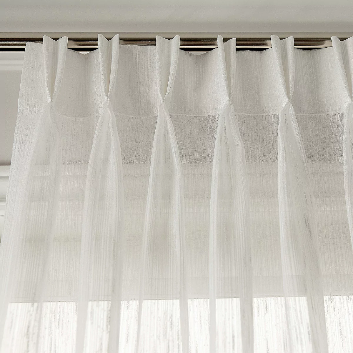 Pinch Pleat Sheer Curtains (Manual) | Instylea | UAE Curtains