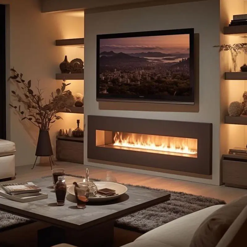 Fireplace Media Wall | Instylea | UAE TV Units