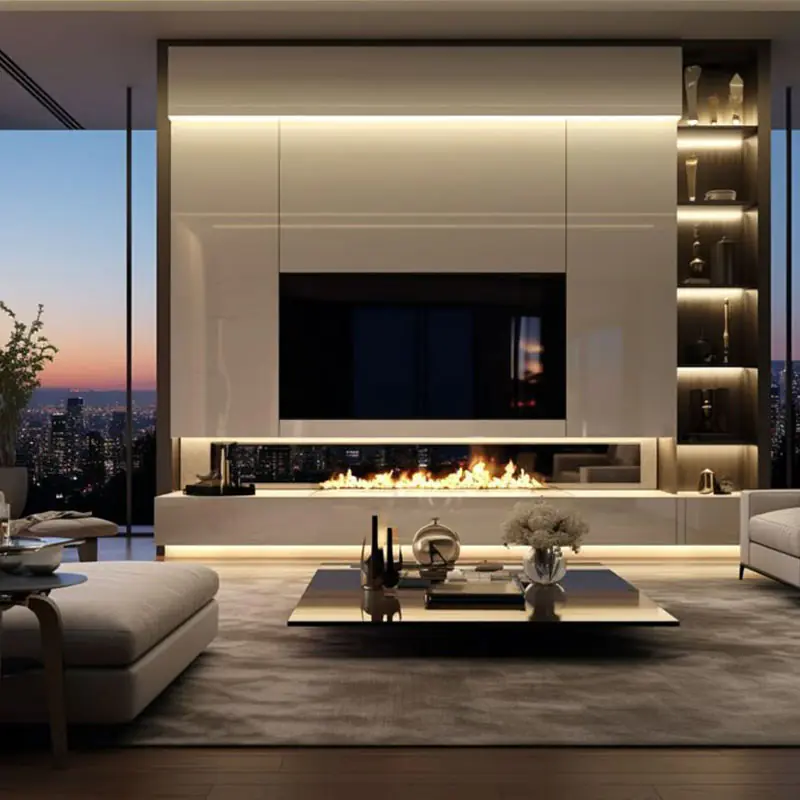 Fireplace Media Wall | Instylea | UAE TV Units
