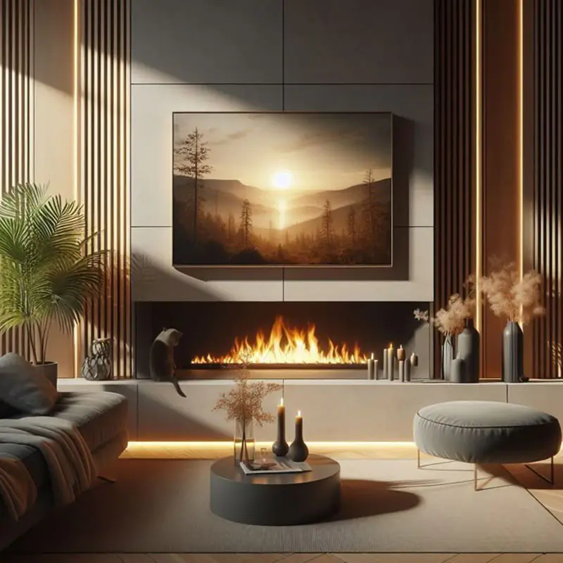 Fireplace Media Wall | Instylea | UAE TV Units