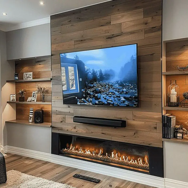Fireplace Media Wall | Instylea | UAE TV Units