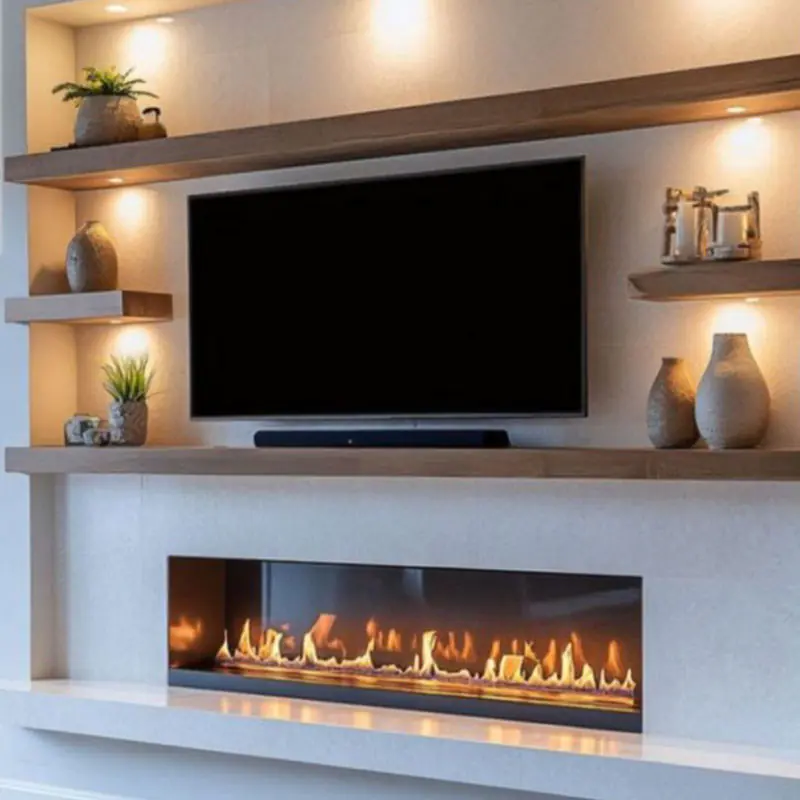 Fireplace Media Wall | Instylea | UAE TV Units