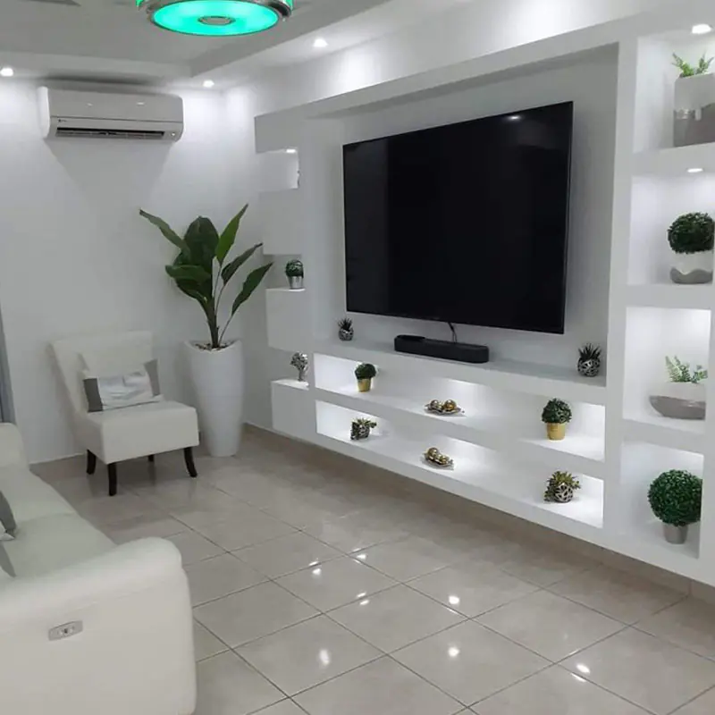 Gypsum Media Wall | Instylea | UAE TV Units