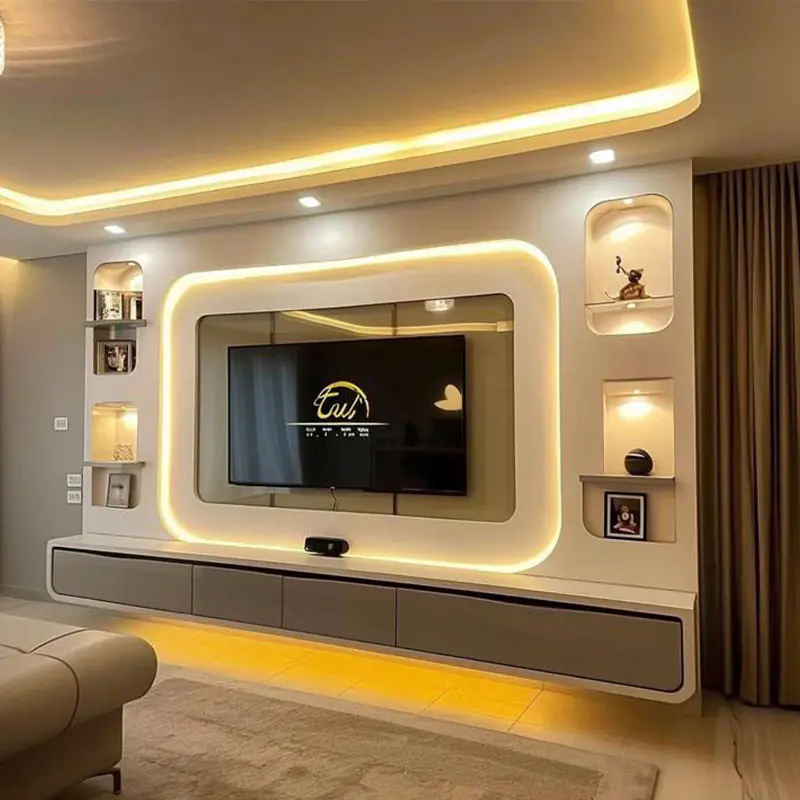 Gypsum Media Wall | Instylea | UAE TV Units