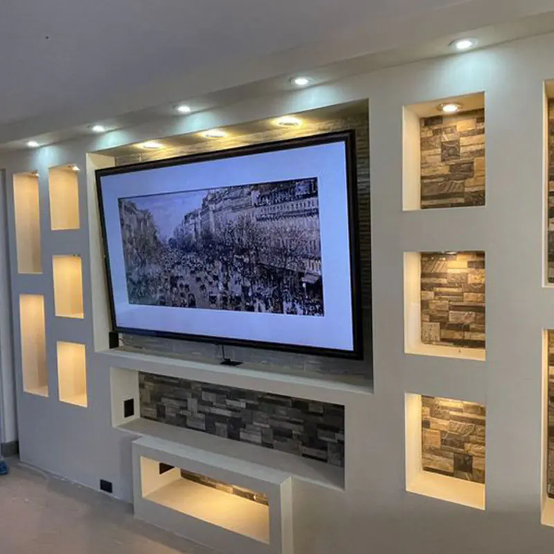 Gypsum Media Wall | Instylea | UAE TV Units