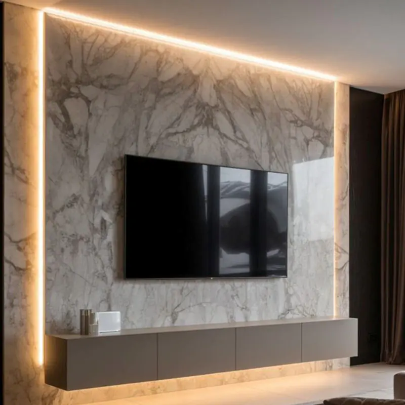 Marble Media Wall | Instylea | UAE TV Units