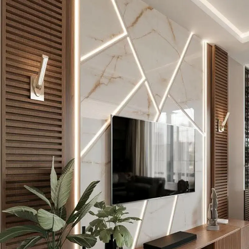 Marble Media Wall | Instylea | UAE TV Units