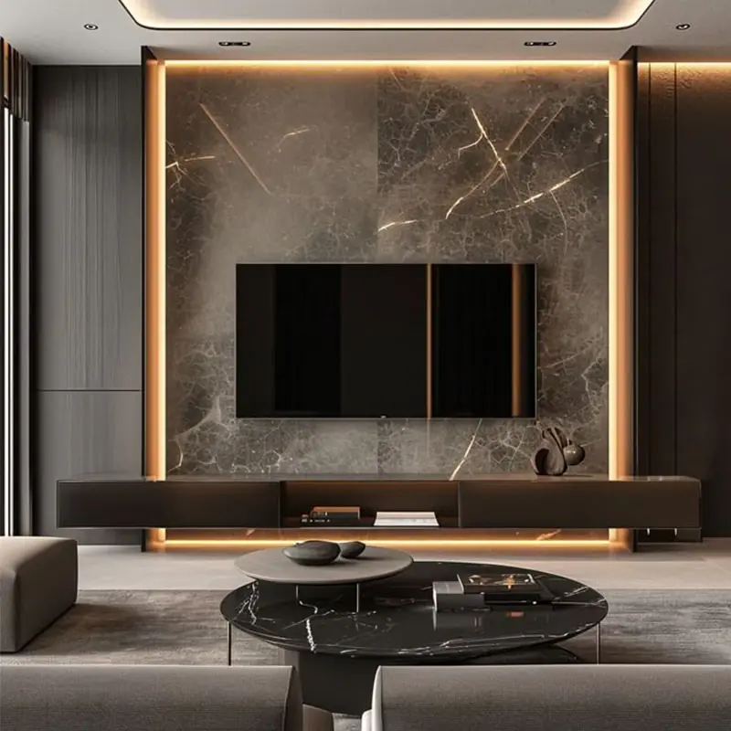 Marble Media Wall | Instylea | UAE TV Units
