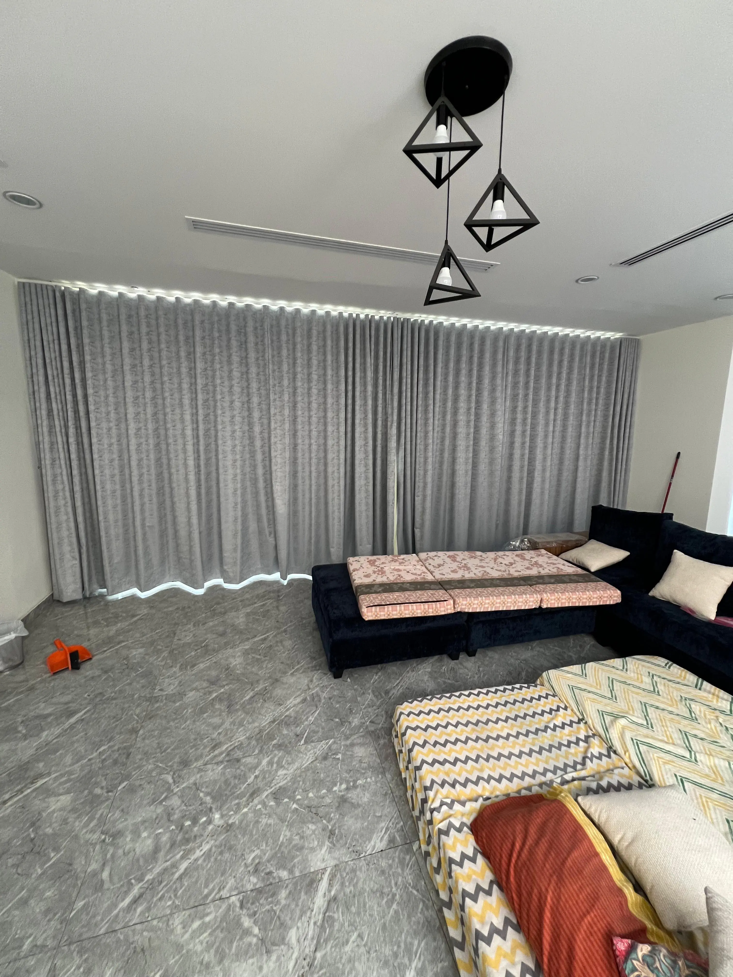 How to Cover an Entire Wall with Curtains: Step-by-Step Guide | Instylea Interior | United Arab Emirates