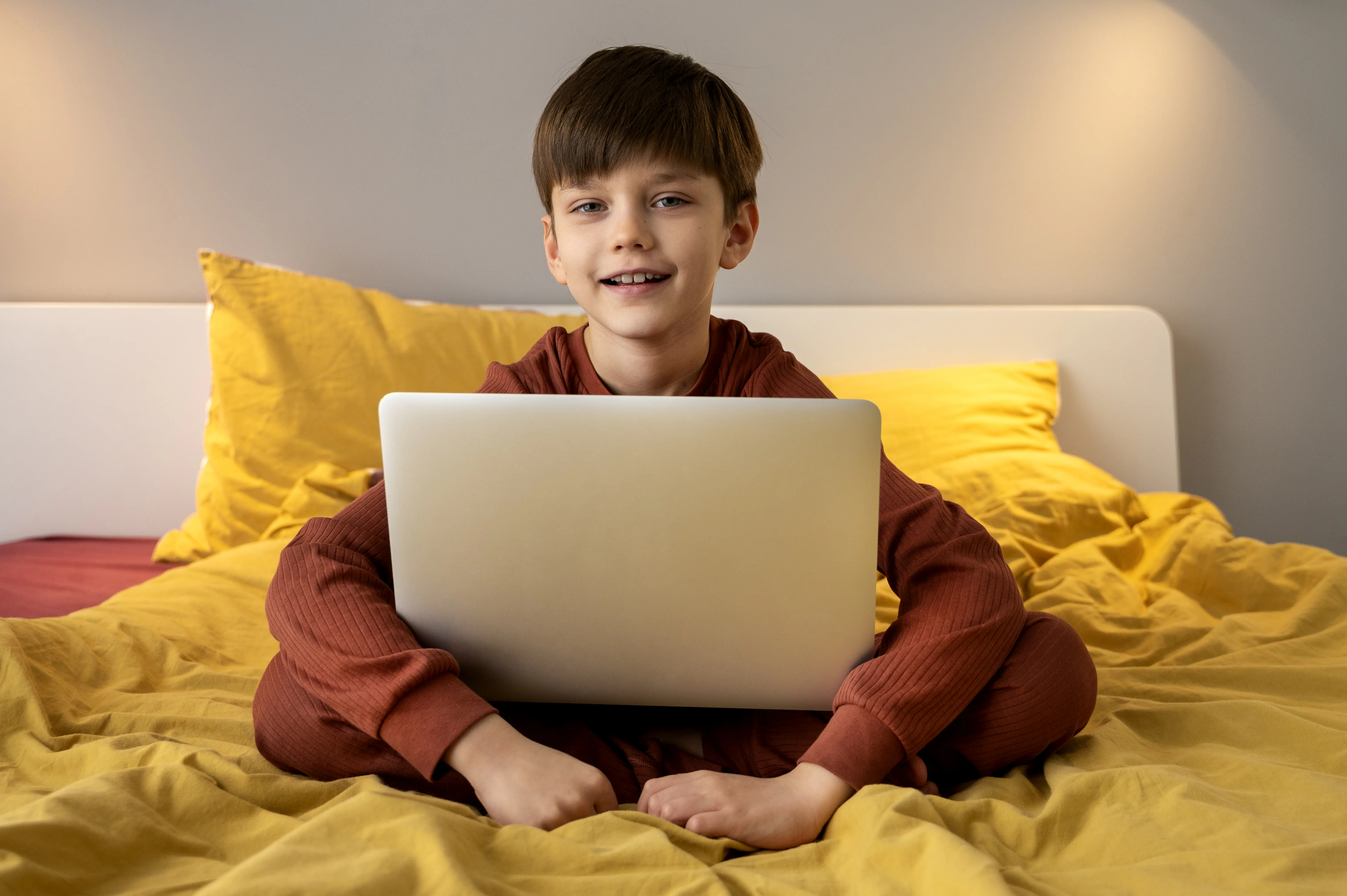 a guest room sofa bed helps both visitors and kids