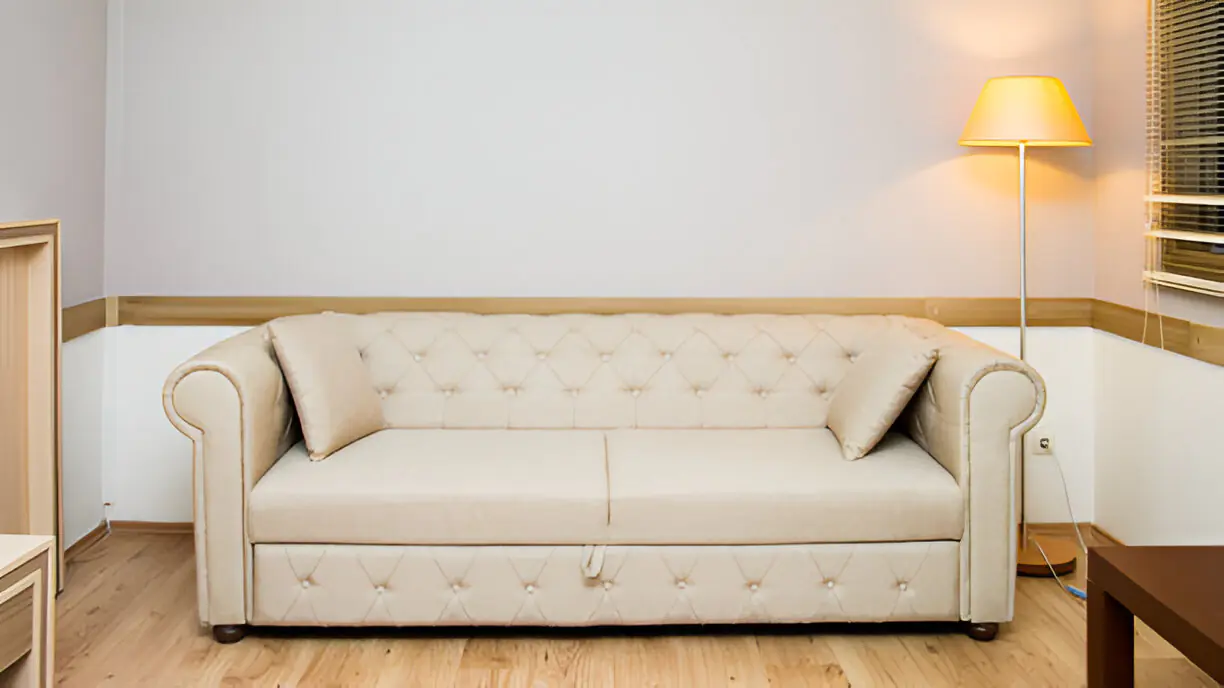 Sofa with double bed, offices and home types that benefit