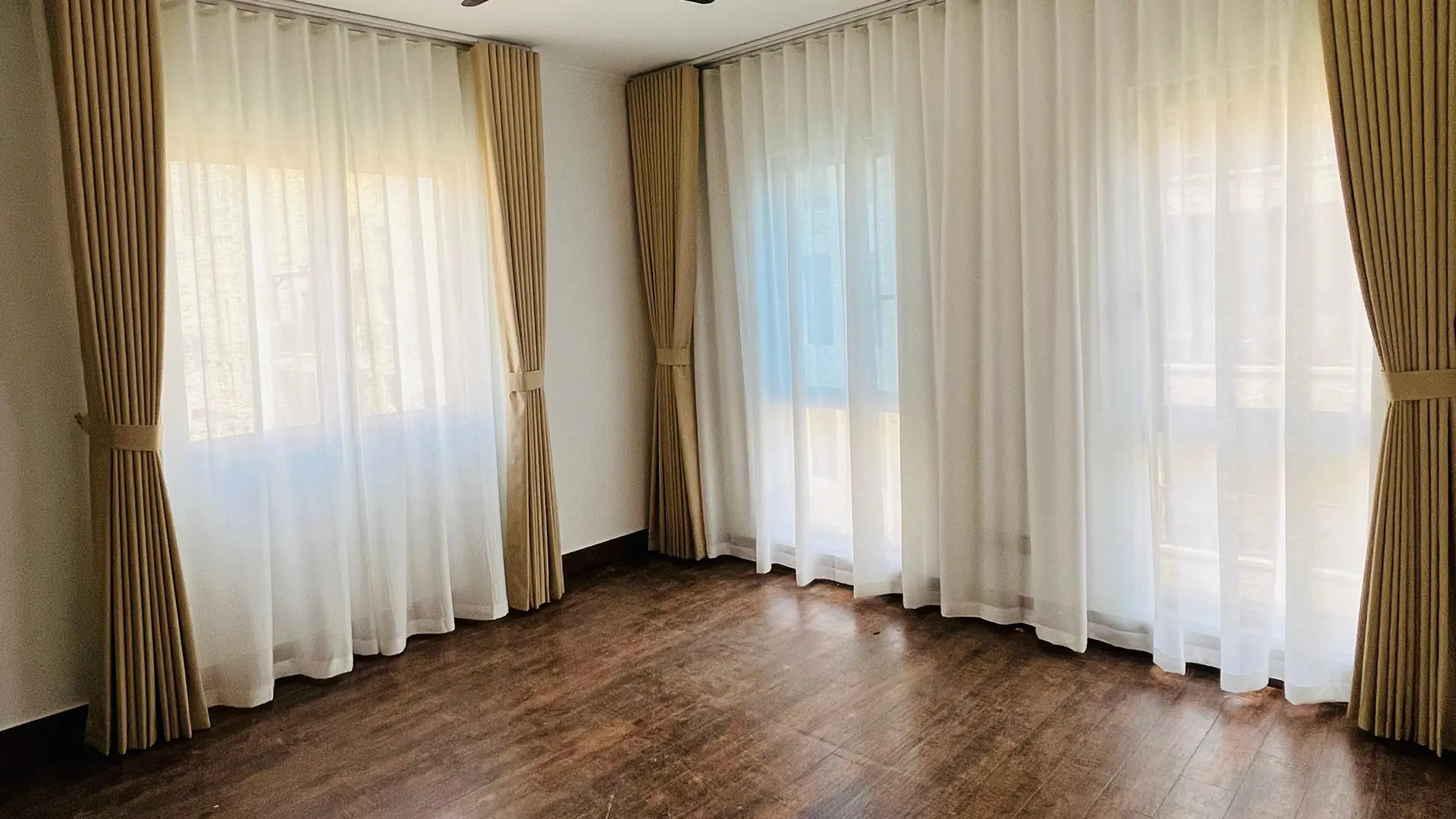 living room curtain ideas with linen blend wave curtains