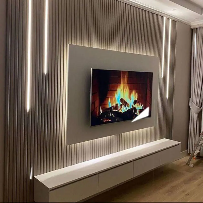 Media Wall Design, Modern TV Wall Panel & Home Entertainment Decor | Instylea Interior | United Arab Emirates