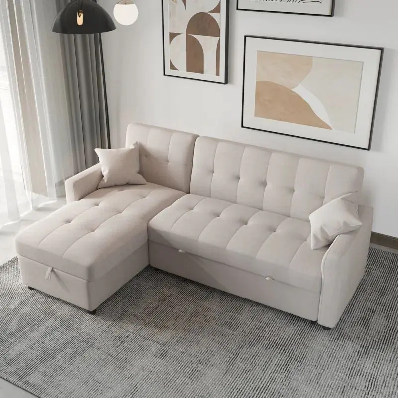 Bed sofa folding futon with runner assist
