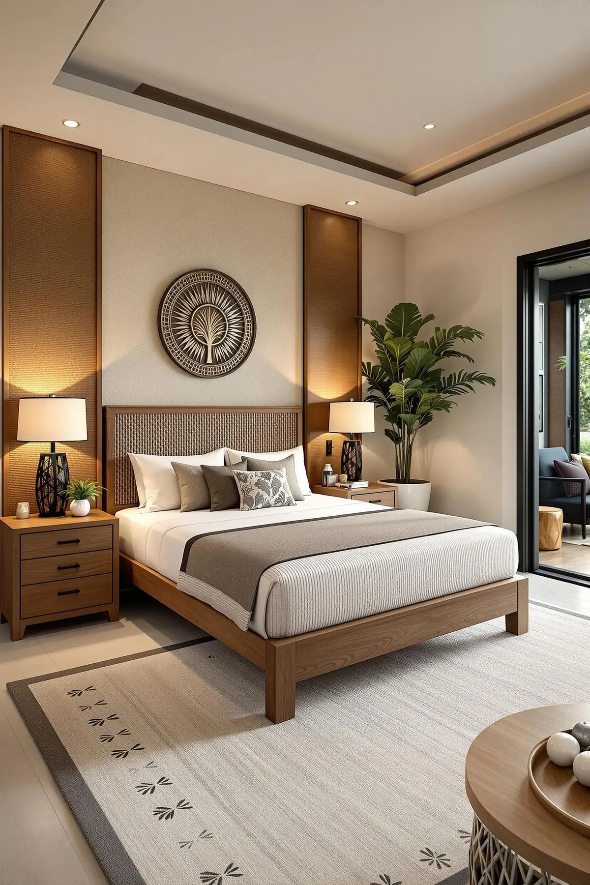 bedroom interior design 2025 Trend 4, The midimalist sweet spot, character without the clutter