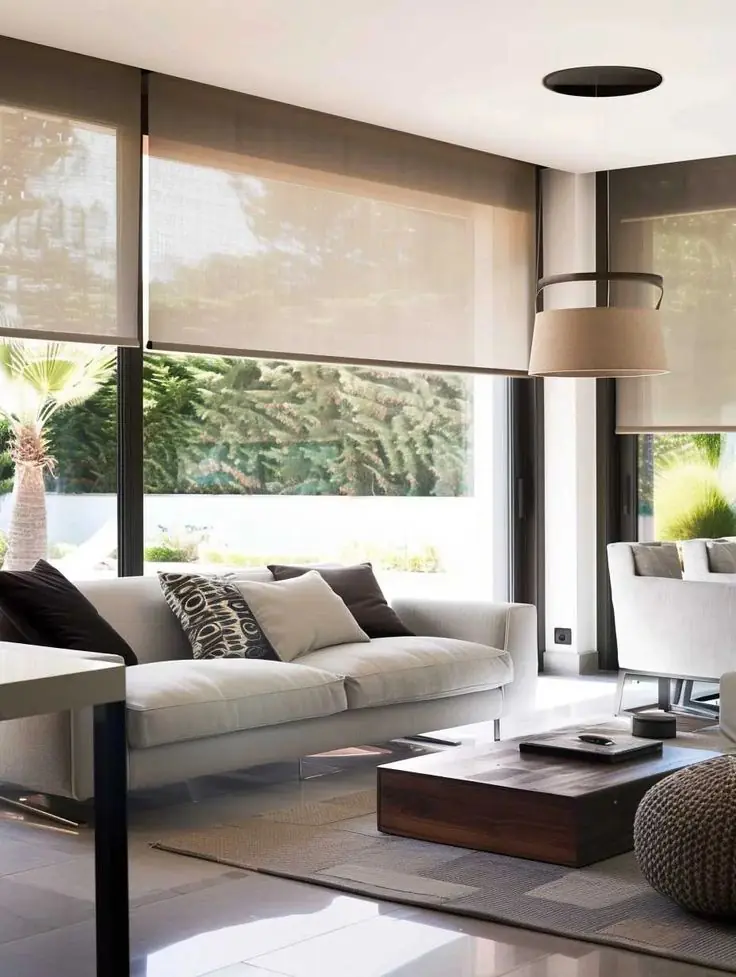 blackout roller blinds for bedrooms (1) Why Motorized Blackout Roller Blinds Are the Smart Choice for Dubai Homes & Offices