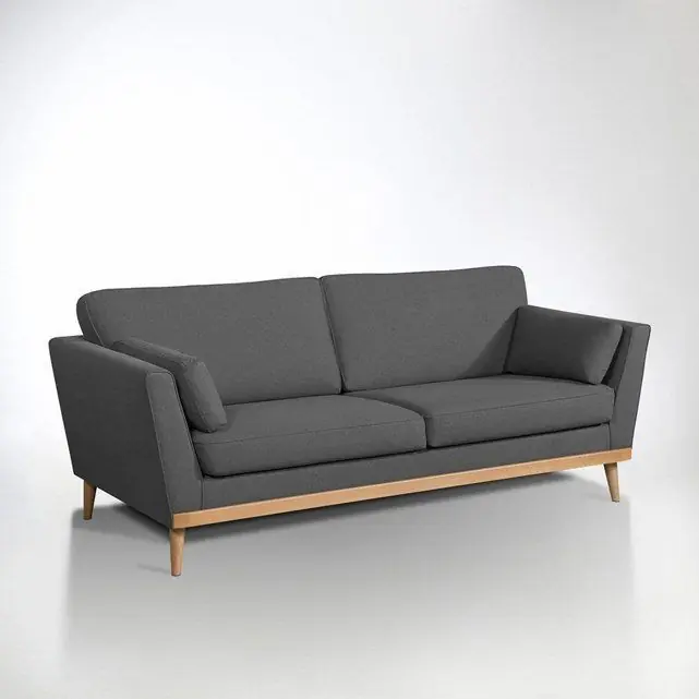 Fabric sofas, color that breathes through summer leather couch
