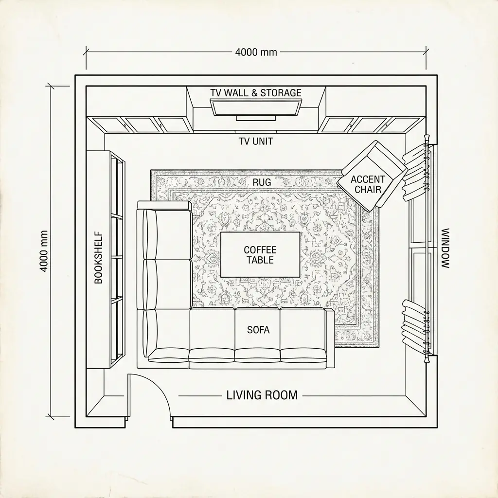 Living Room | Instylea | 3D Designs