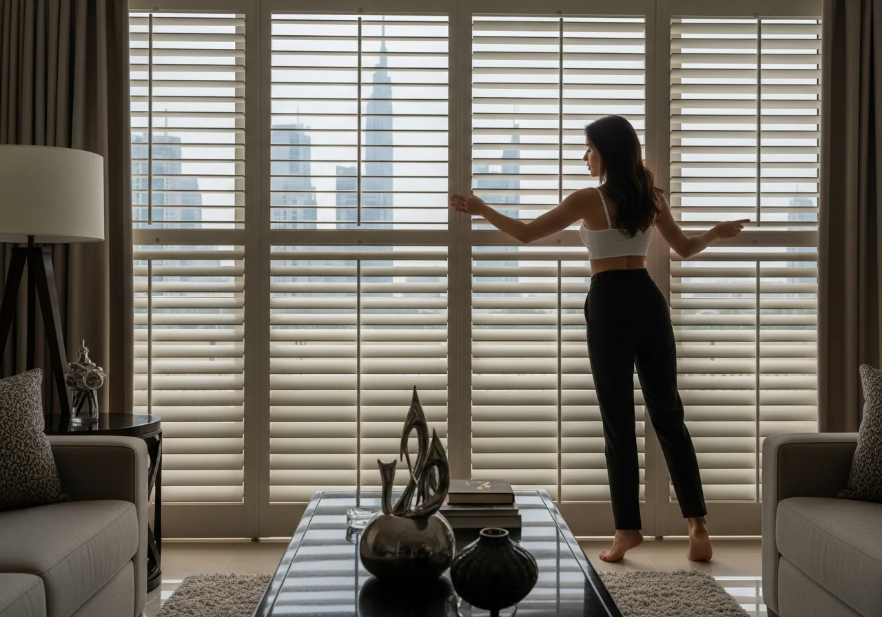 Plantation shutters and how they change living rooms