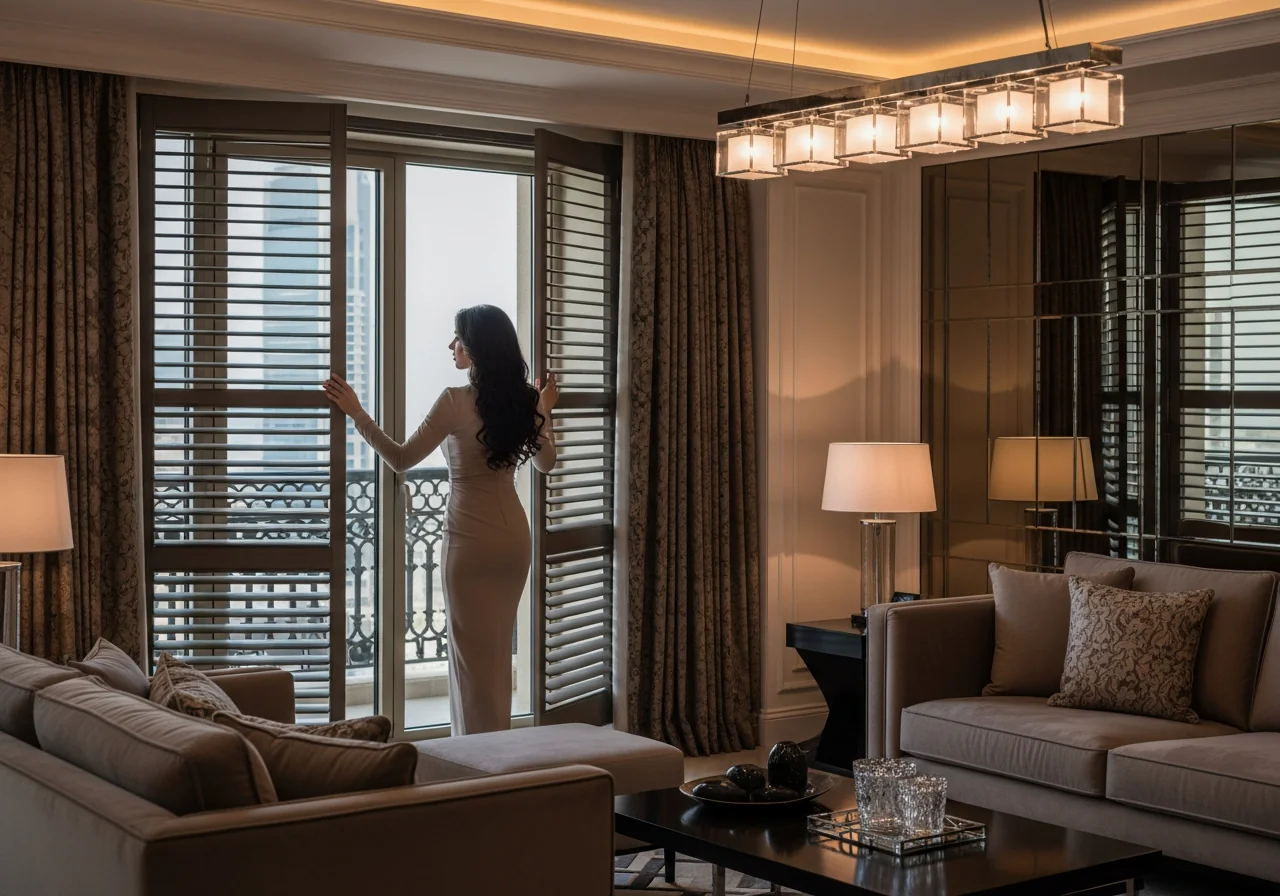 Modern shutters that fit glass towers and clean spaces