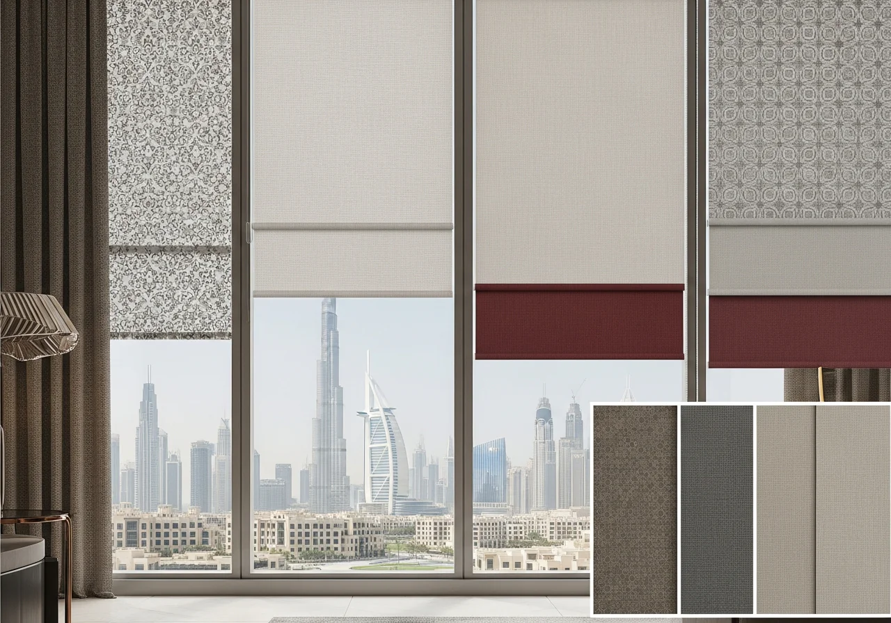 Roller Blinds Dubai, Stylish & High Quality Designs | Instylea Interior | United Arab Emirates