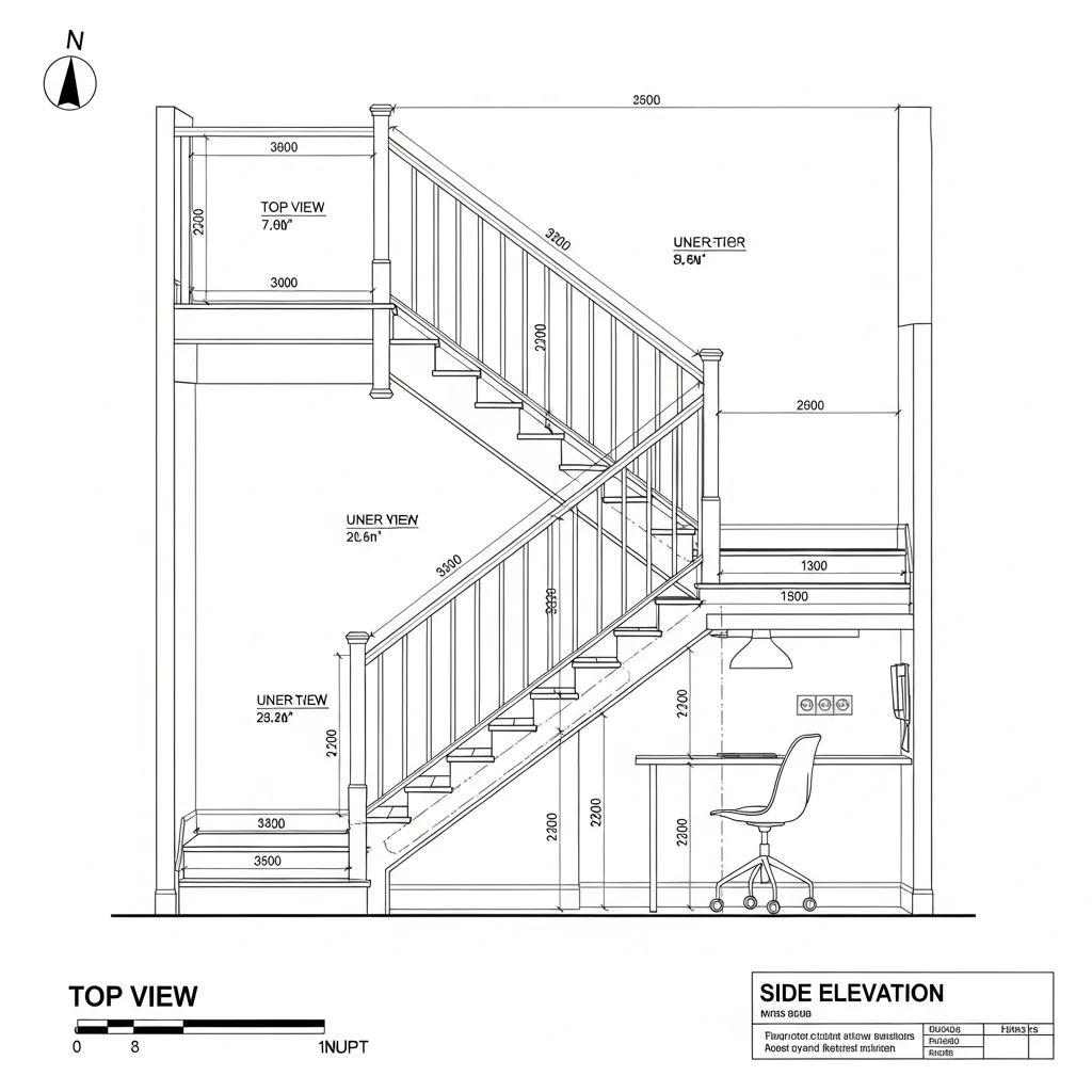 Staircase and Under Stair | Instylea | 3D Designs