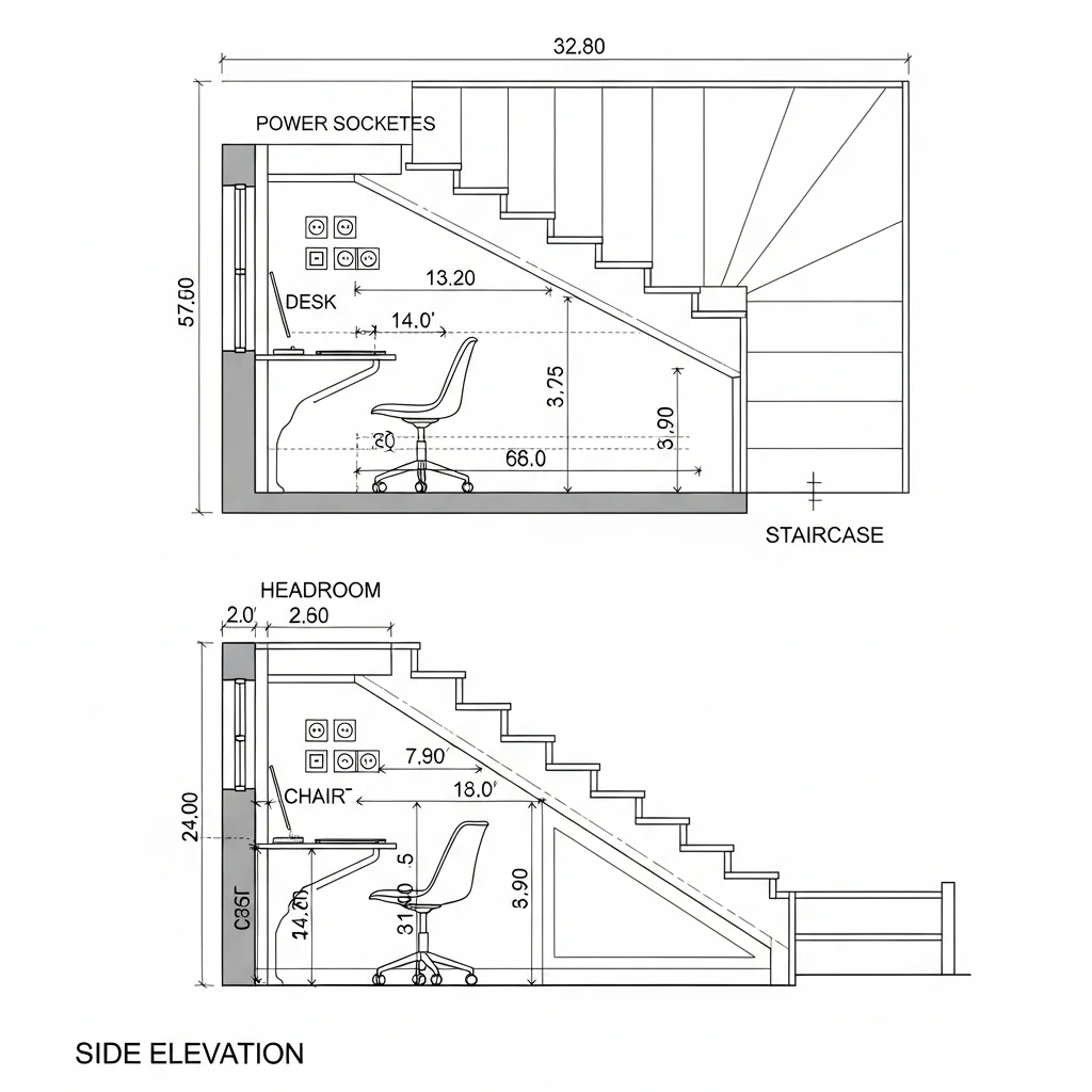 Staircase and Under Stair | Instylea | 3D Designs