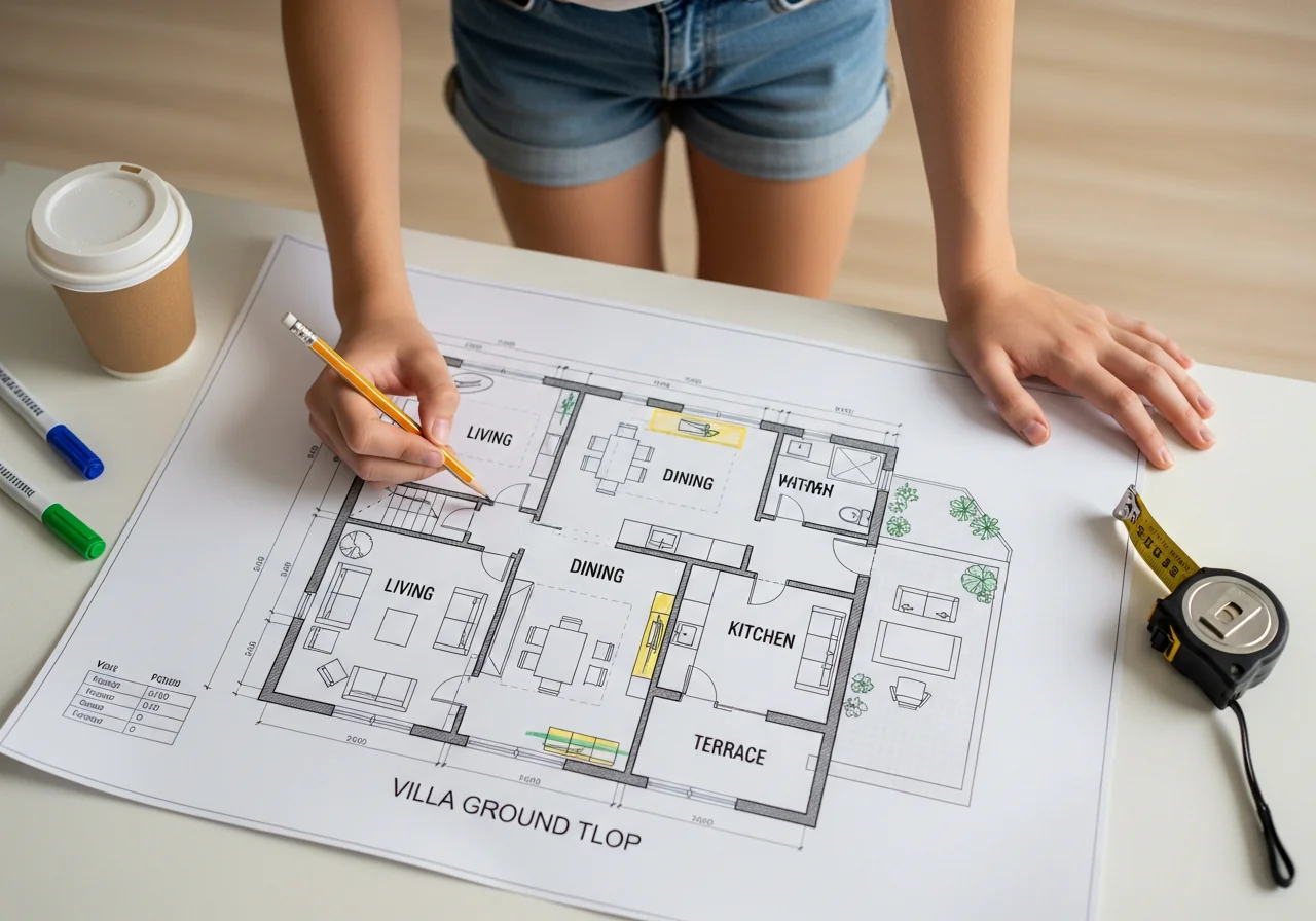 Floor drawings and full floor designs for different properties