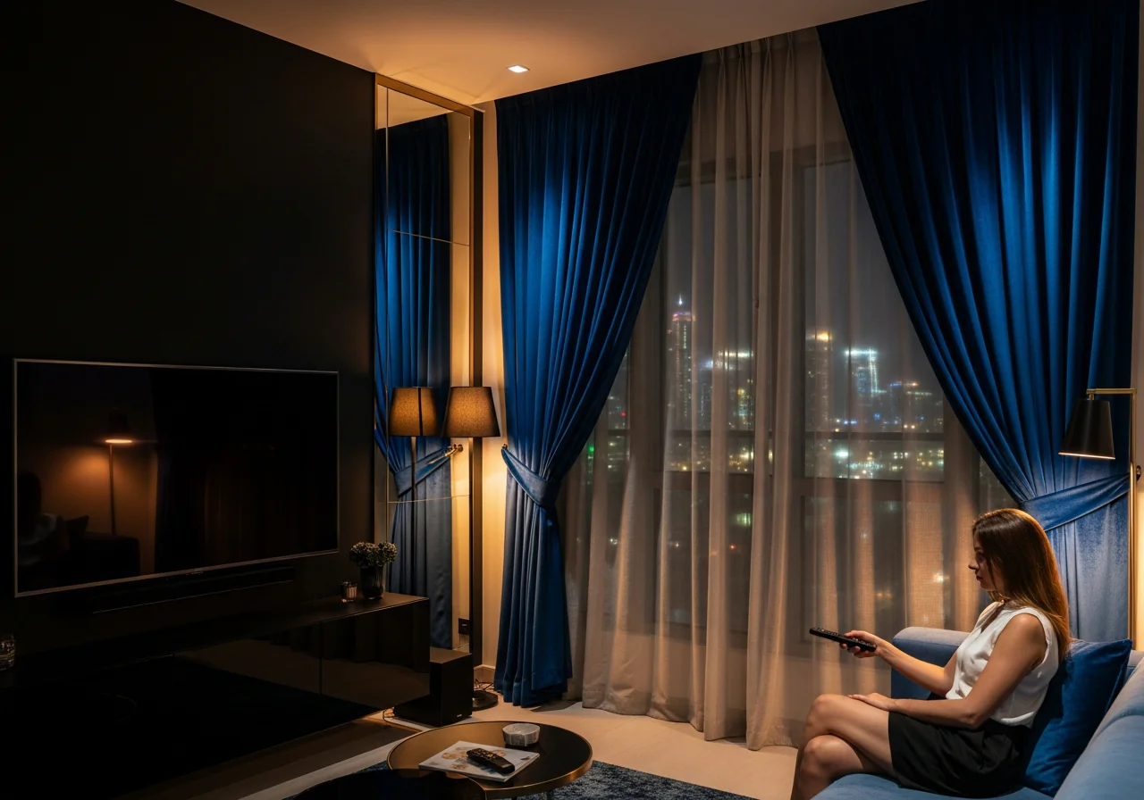 sheer drapes for living room Privacy without feeling closed