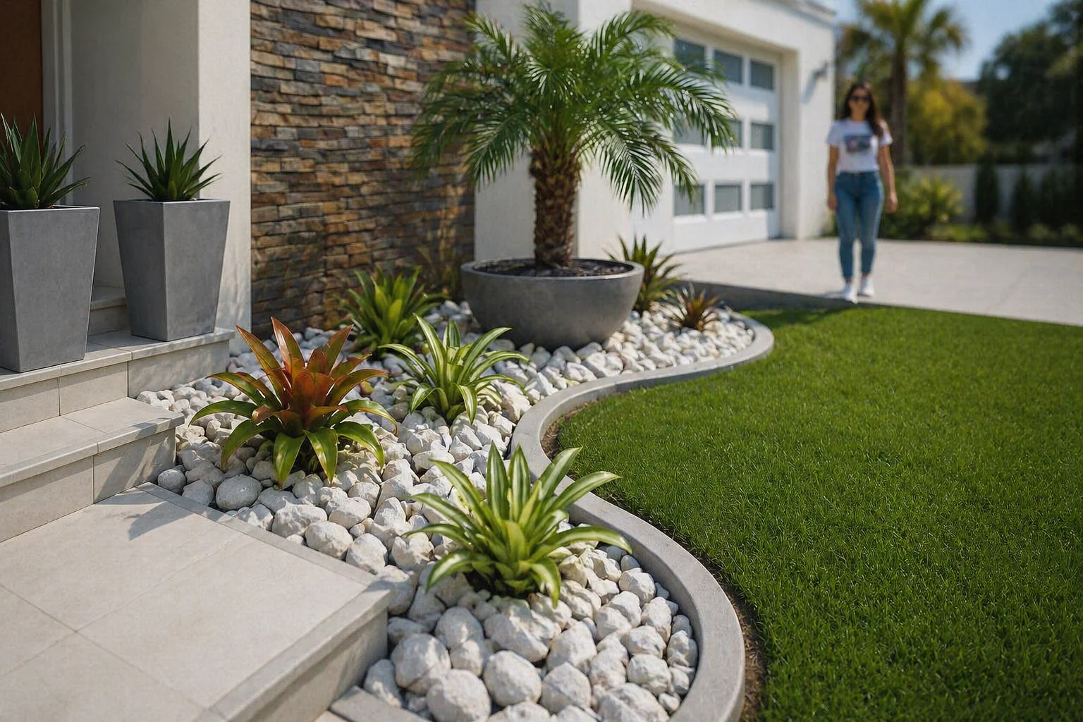 Garden Design Dubai Luxury Seen Through Light and Texture