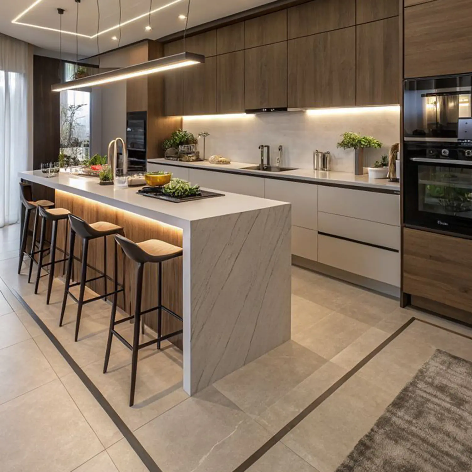 Kitchen Island | Instylea | Kitchen Interior | Dubai | UAE