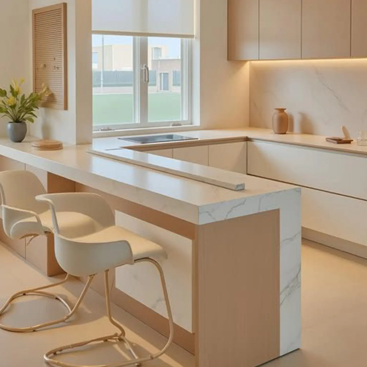 Kitchen Island | Instylea | Kitchen Interior | Dubai | UAE