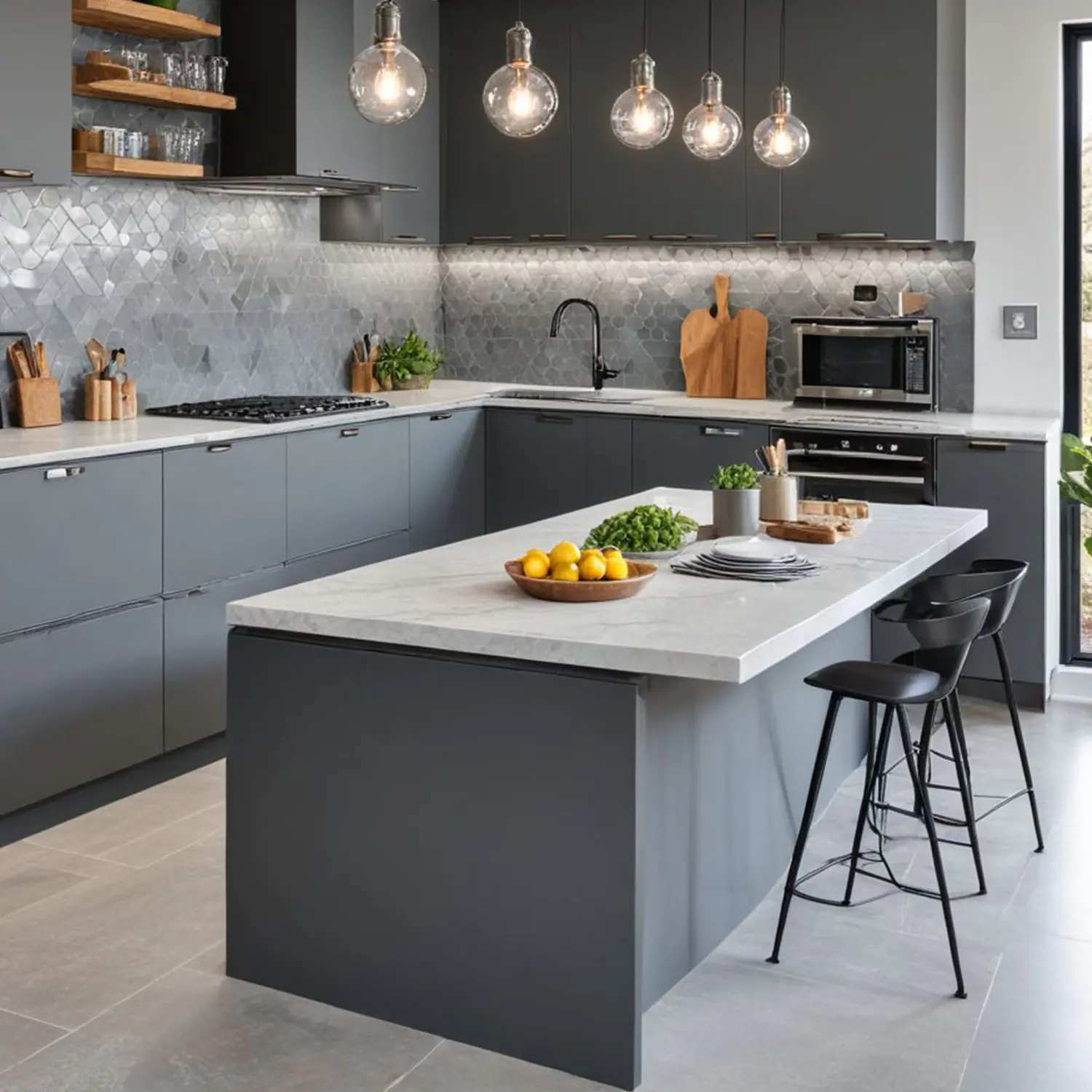 Kitchen Island | Instylea | Kitchen Interior | Dubai | UAE