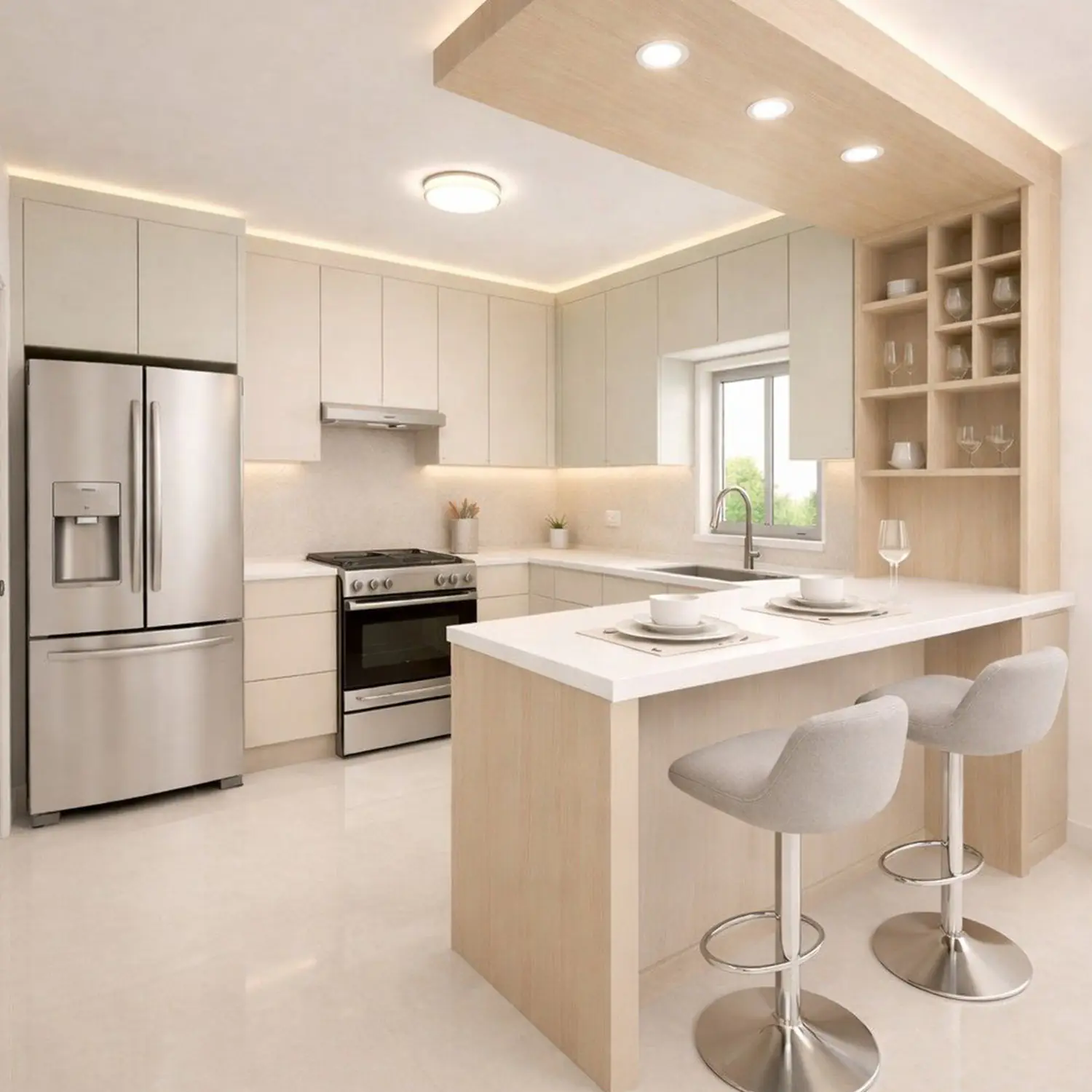 Kitchen Island | Instylea | Kitchen Interior | Dubai | UAE