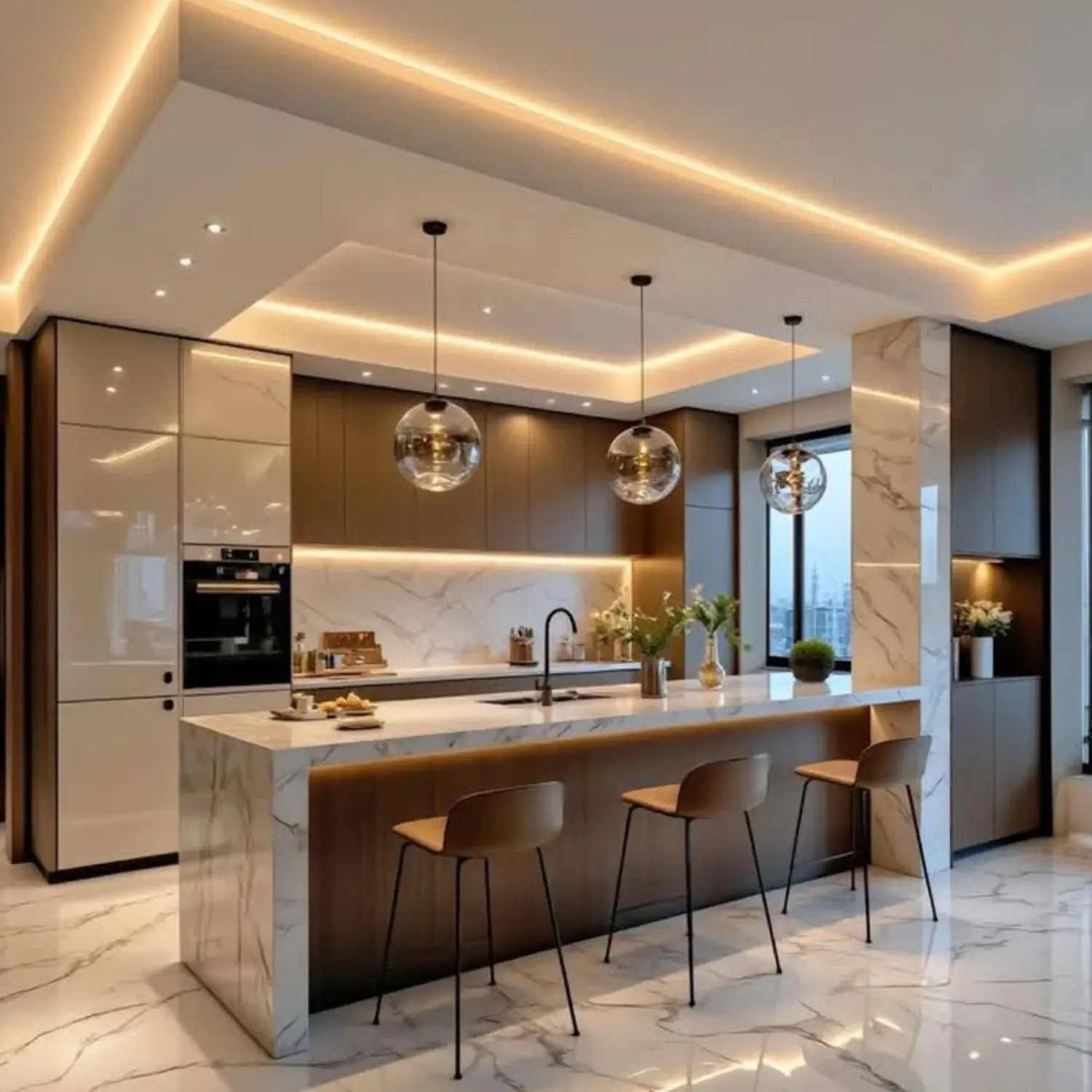 Kitchen Island | Instylea | Kitchen Interior | Dubai | UAE