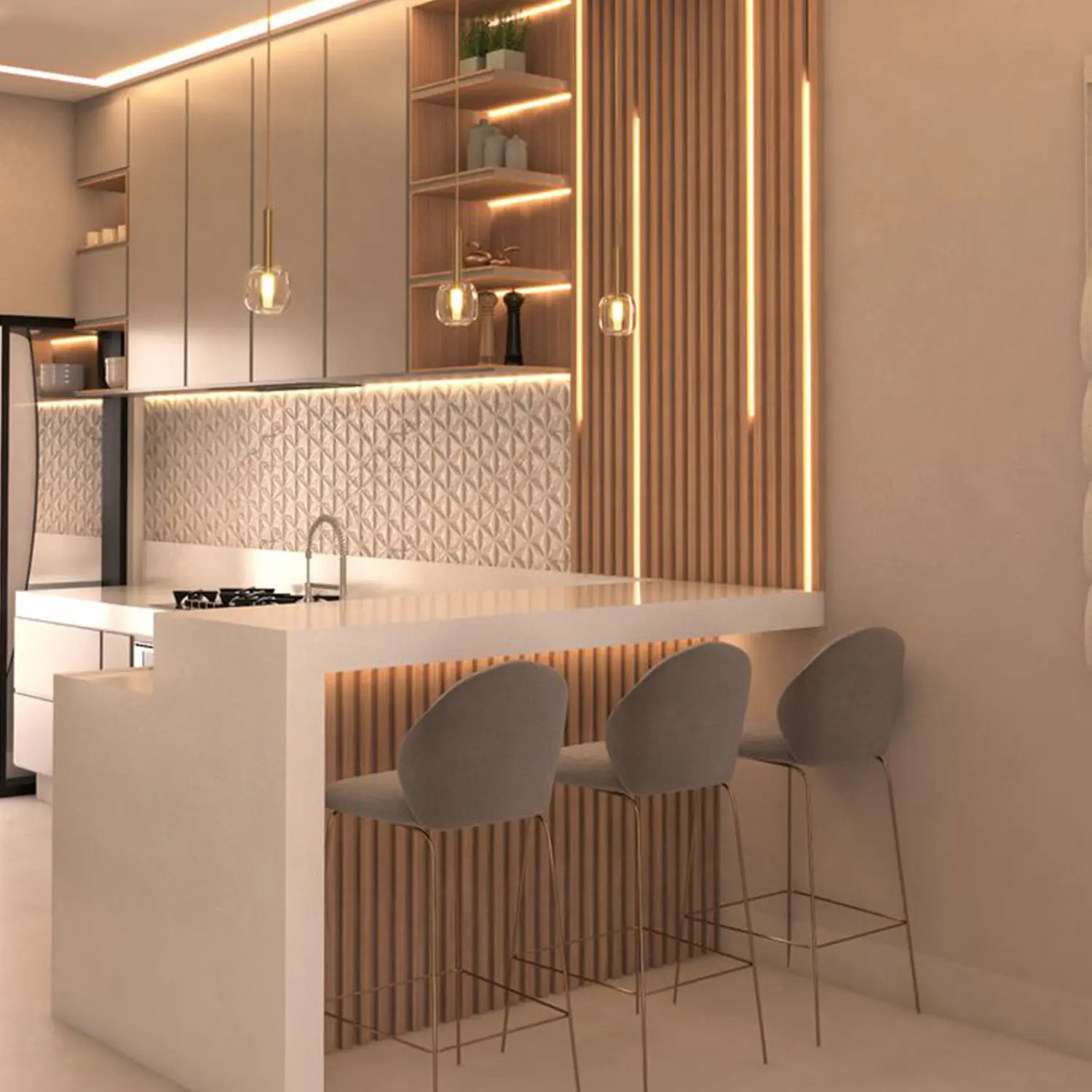 Kitchen Island | Instylea | Kitchen Interior | Dubai | UAE