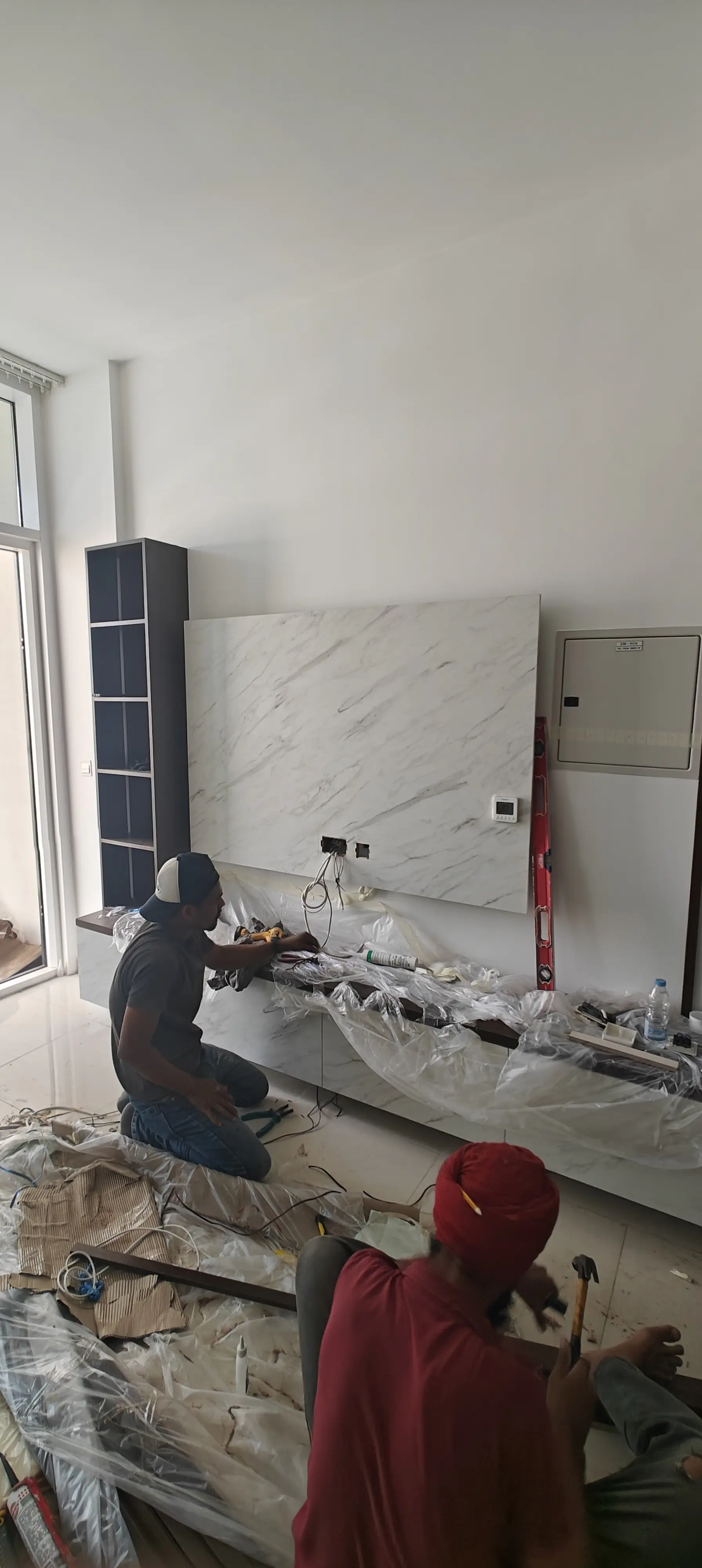 TV media wall and curtains installation in Damac Hills Dubai (25) TV media wall and curtains installation in Damac Hills Dubai (25)