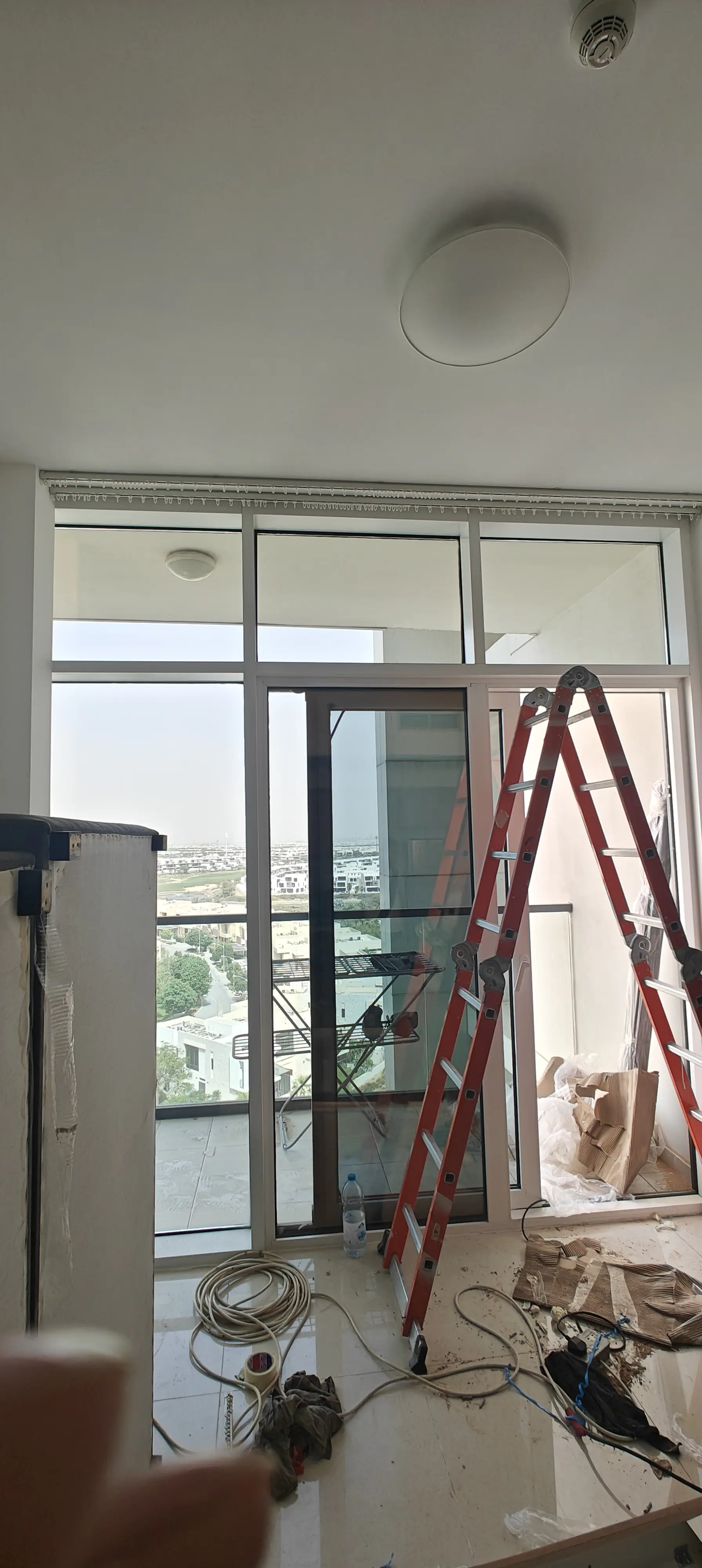 TV media wall and curtains installation in Damac Hills Dubai (6) TV media wall and curtains installation in Damac Hills Dubai (6)